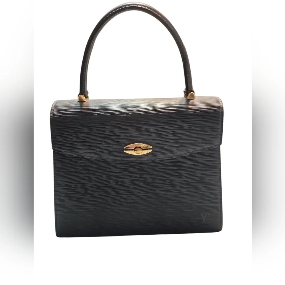 Louis Vuittion Black Epi Malesherbes Bag M10994 - Picture 1 of 14